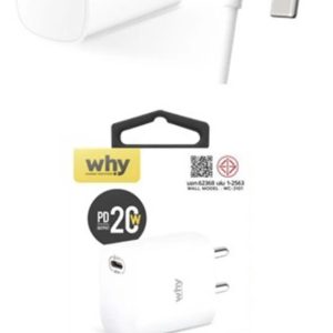 ชุดสายชาร์จพร้อมหัว Why WC3561C 3A 20W